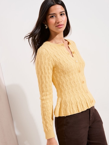 Friends Like These Πλεκτή ζακέτα σε κίτρινο