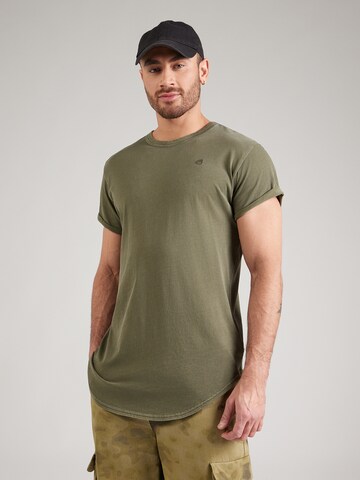 G-STAR Shirt 'Ductsoon' in Groen: voorkant