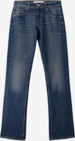 Regular Jeans de la Bershka pe albastru: față