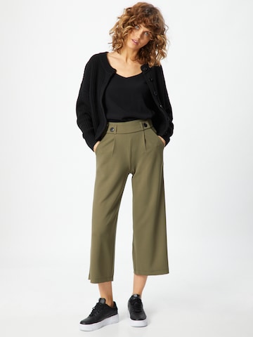 JDY Wide leg Pleat-front trousers 'Geggo' in Green