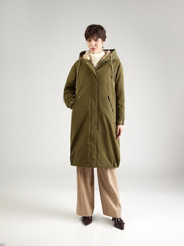 No. 1 Como Winter coat in Green: front