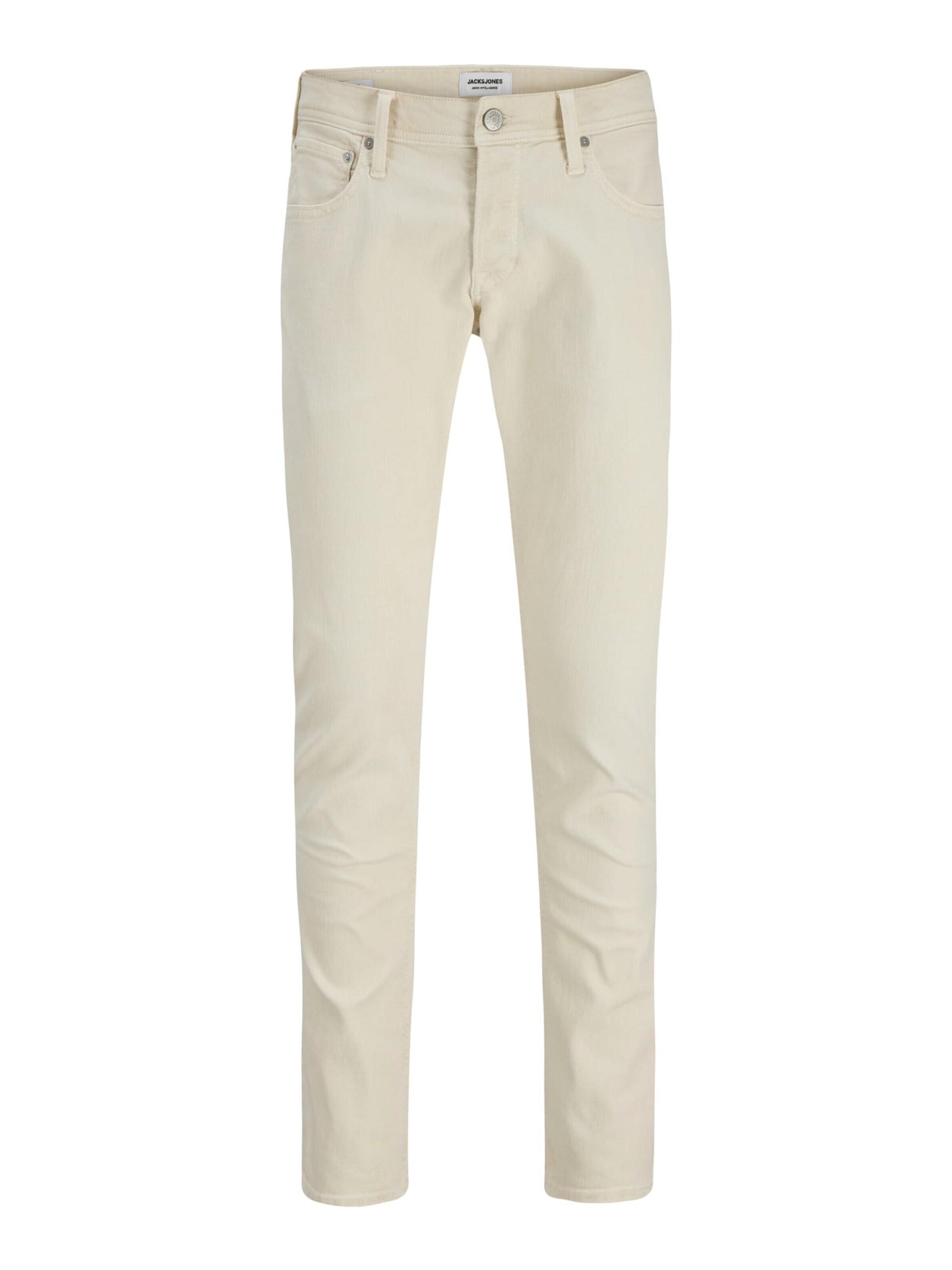 JACK & JONES Baggy Jeans 'Glenn' in White: front