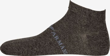 Emporio Armani Socks in Grey: front