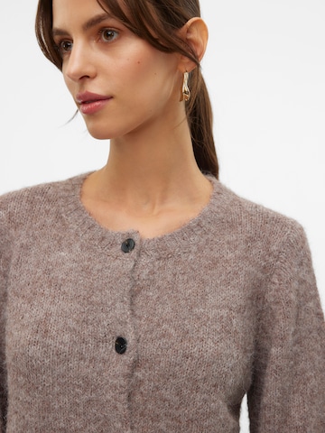 VERO MODA Knit cardigan 'VMNOVAH' in Brown