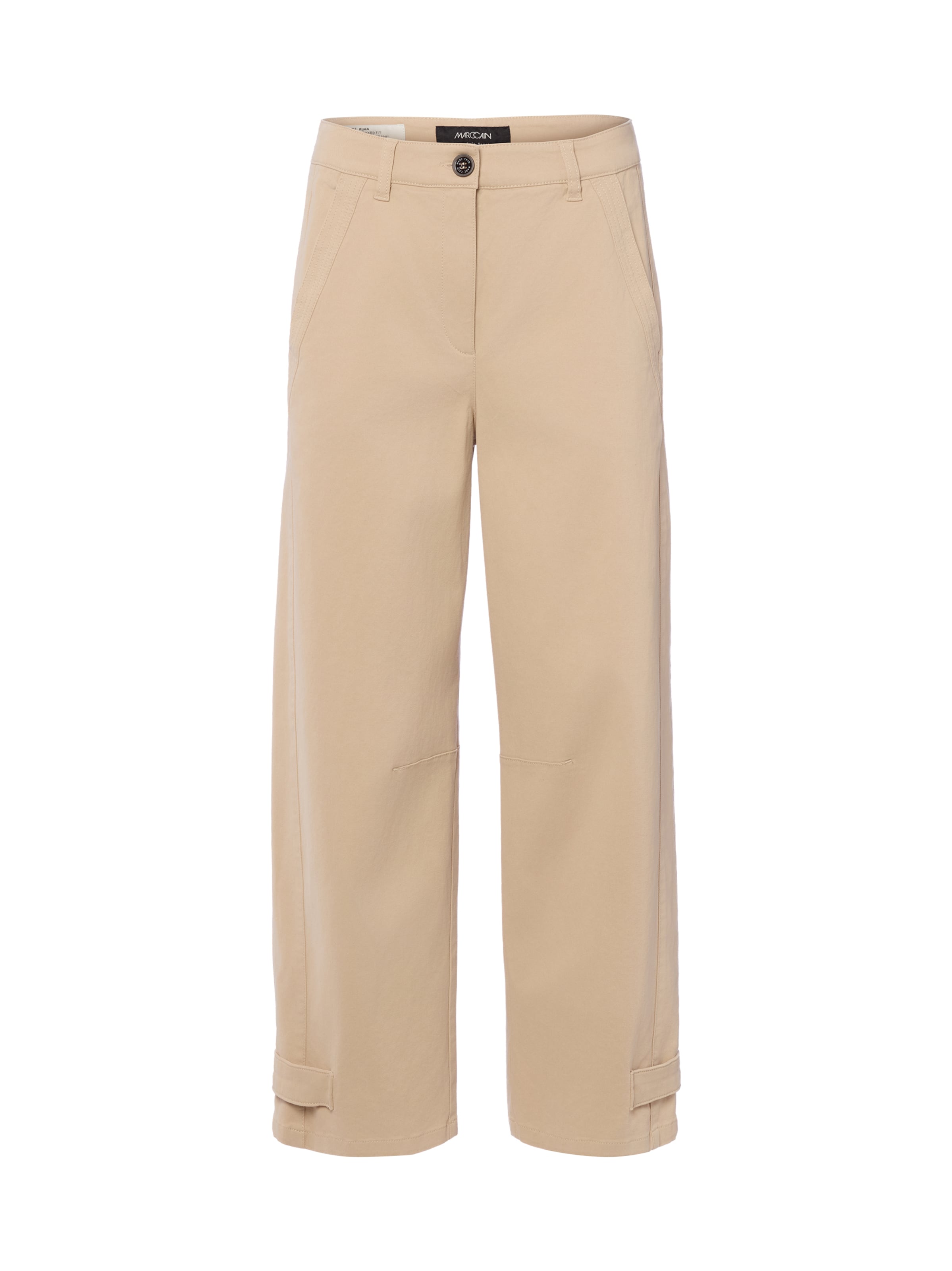 Marc Cain Pleat-front trousers ' Ruma ' in Beige, Item view