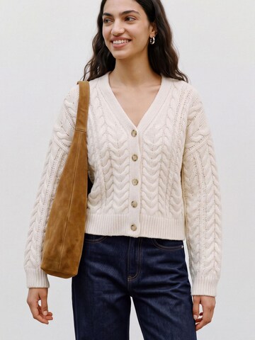 Cardigan 'VMDream' VERO MODA en beige : devant