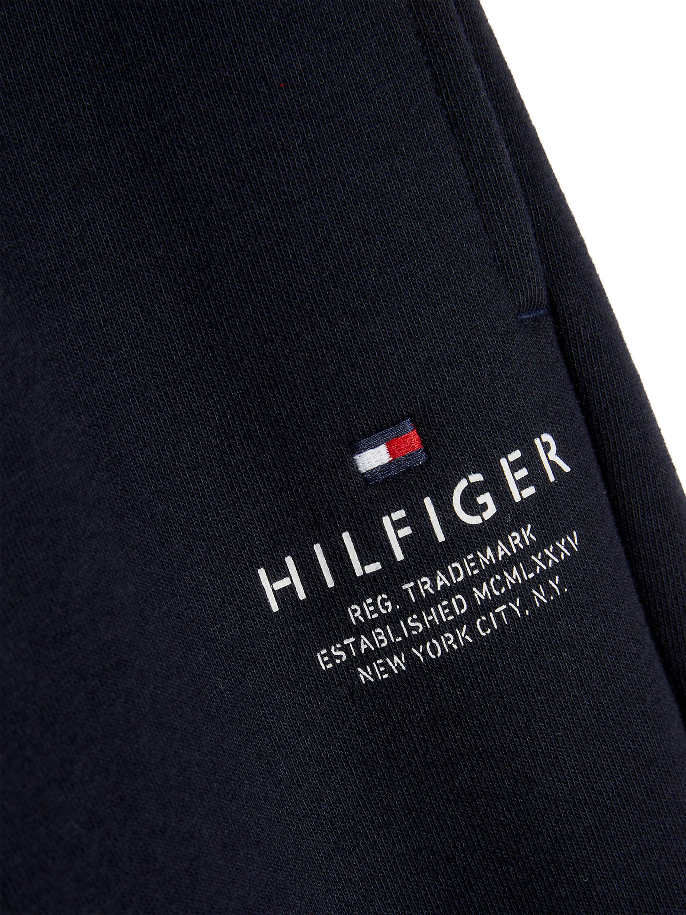 TOMMY HILFIGER Zúžený Kalhoty – modrá