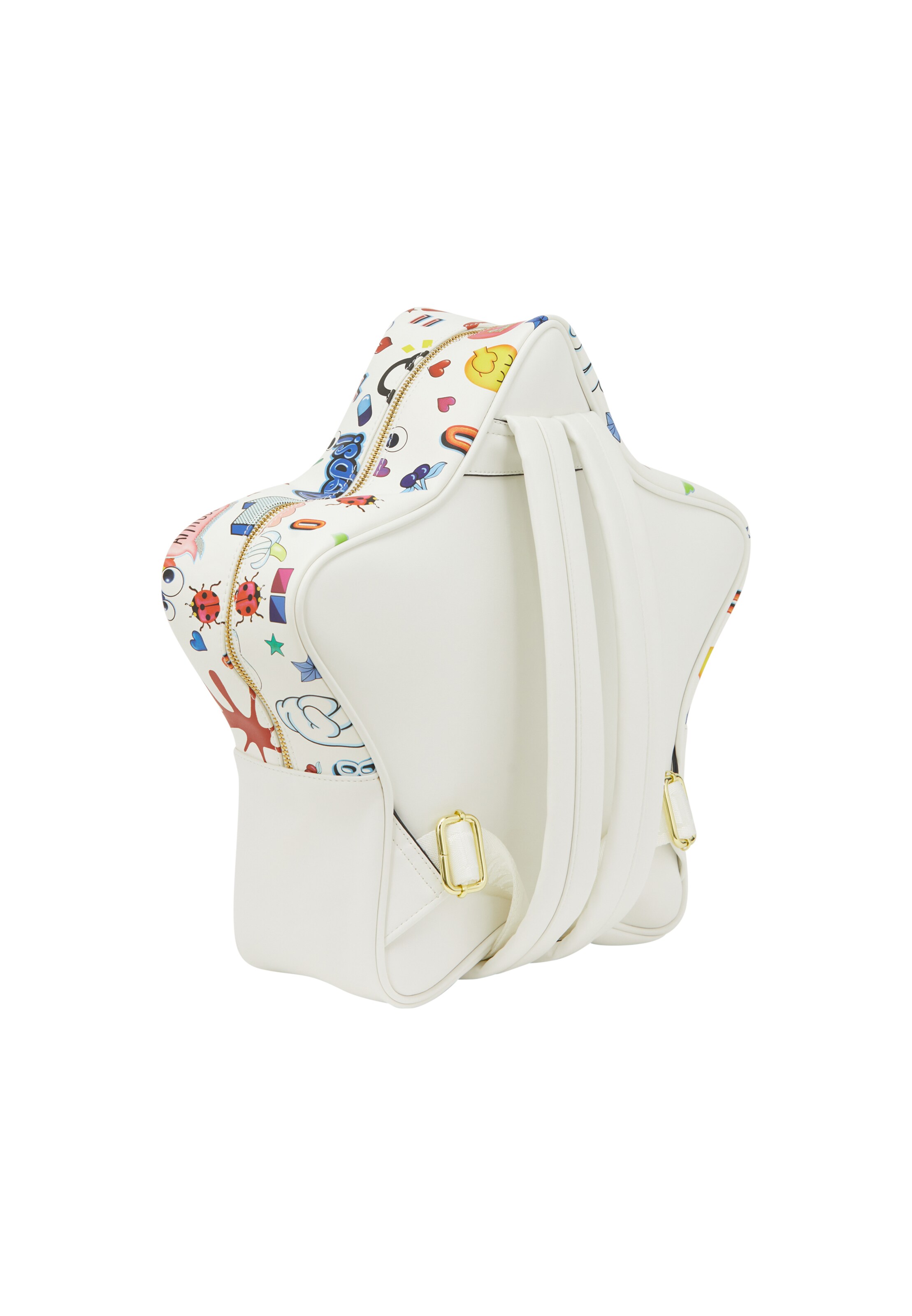 MYMO Batoh 'Pop Eyetheme' - Biela