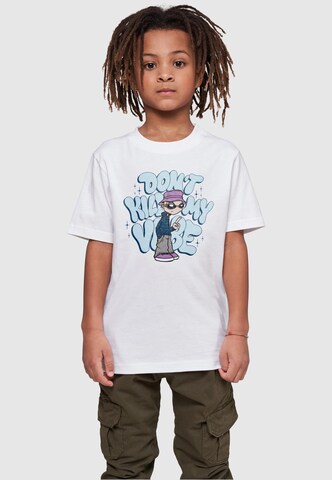 T-Shirt 'Don't Kill My Vibe' Mister Tee en blanc : devant