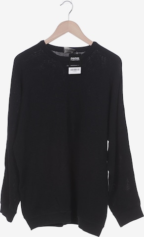 Carlo Colucci Sweater & Cardigan in 7XL in Black: front