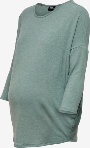Only Maternity Shirt 'Glamour' in Green: front