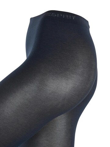 ESPRIT Tights 'Cotton' in Blue