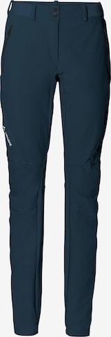 VAUDE Regular Workout Pants 'Scopi II' in Blue: front