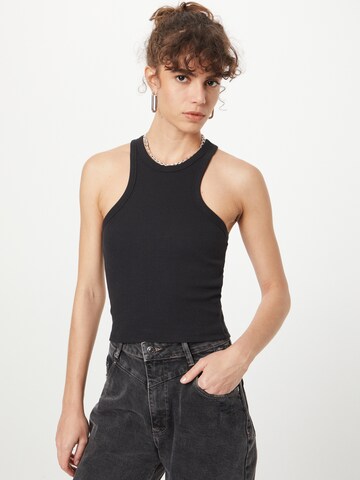 Abercrombie & Fitch Top in Black: front