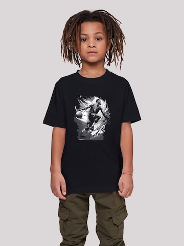 T-Shirt 'Basketball Sports' F4NT4STIC en noir : devant