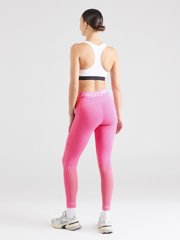 NIKE Skinny Športne hlače 'Pro 365' | roza barva