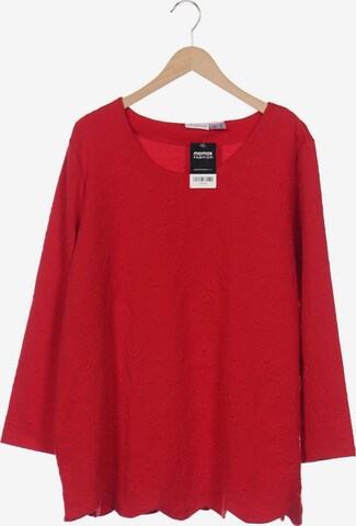 MIAMODA Sweatshirt & Zip-Up Hoodie in 6XL in Red: front