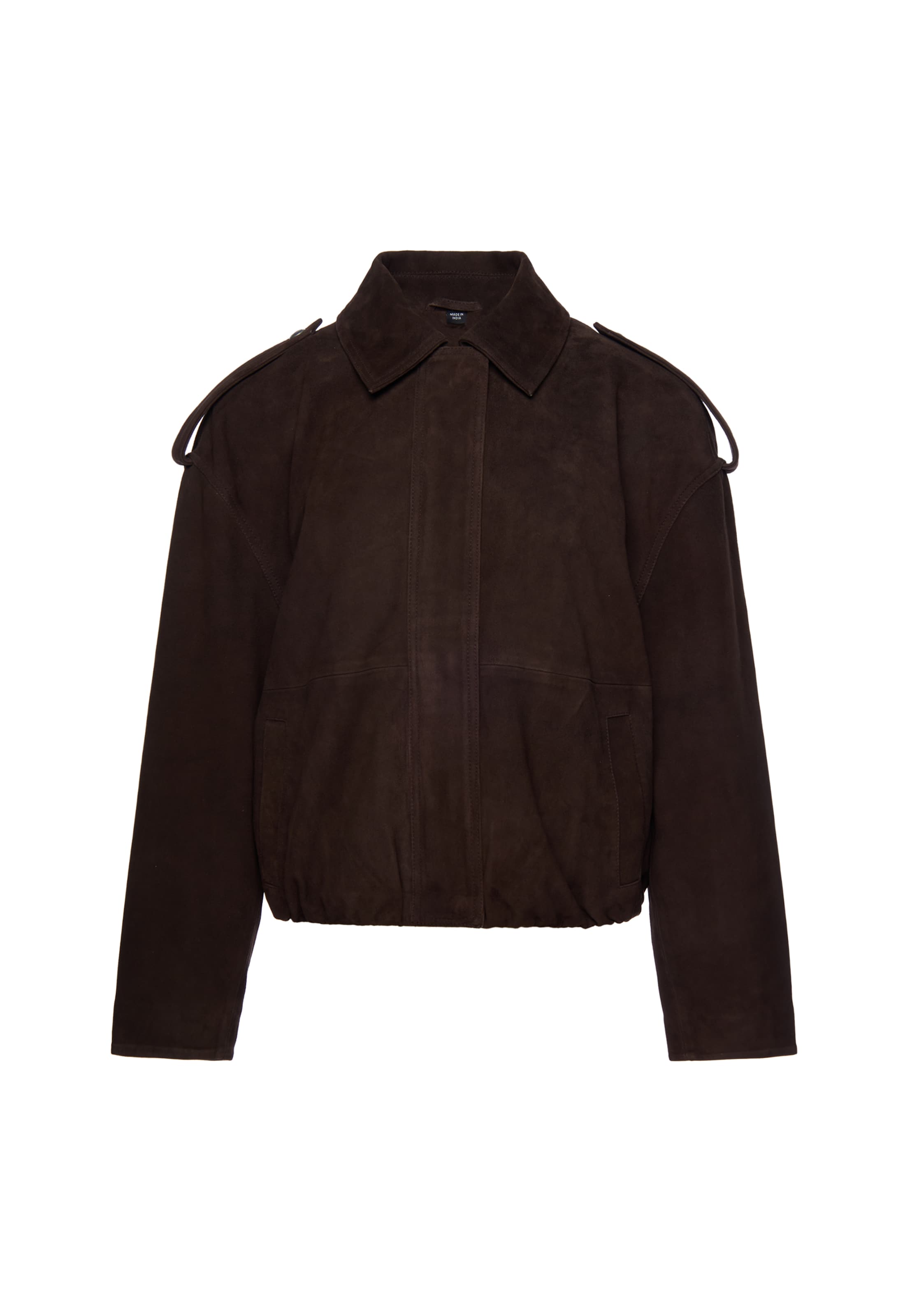 DreiMaster PREMIUM Jacke in Braun: Vorderseite