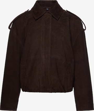DreiMaster PREMIUM Jacke in Braun: Vorderseite