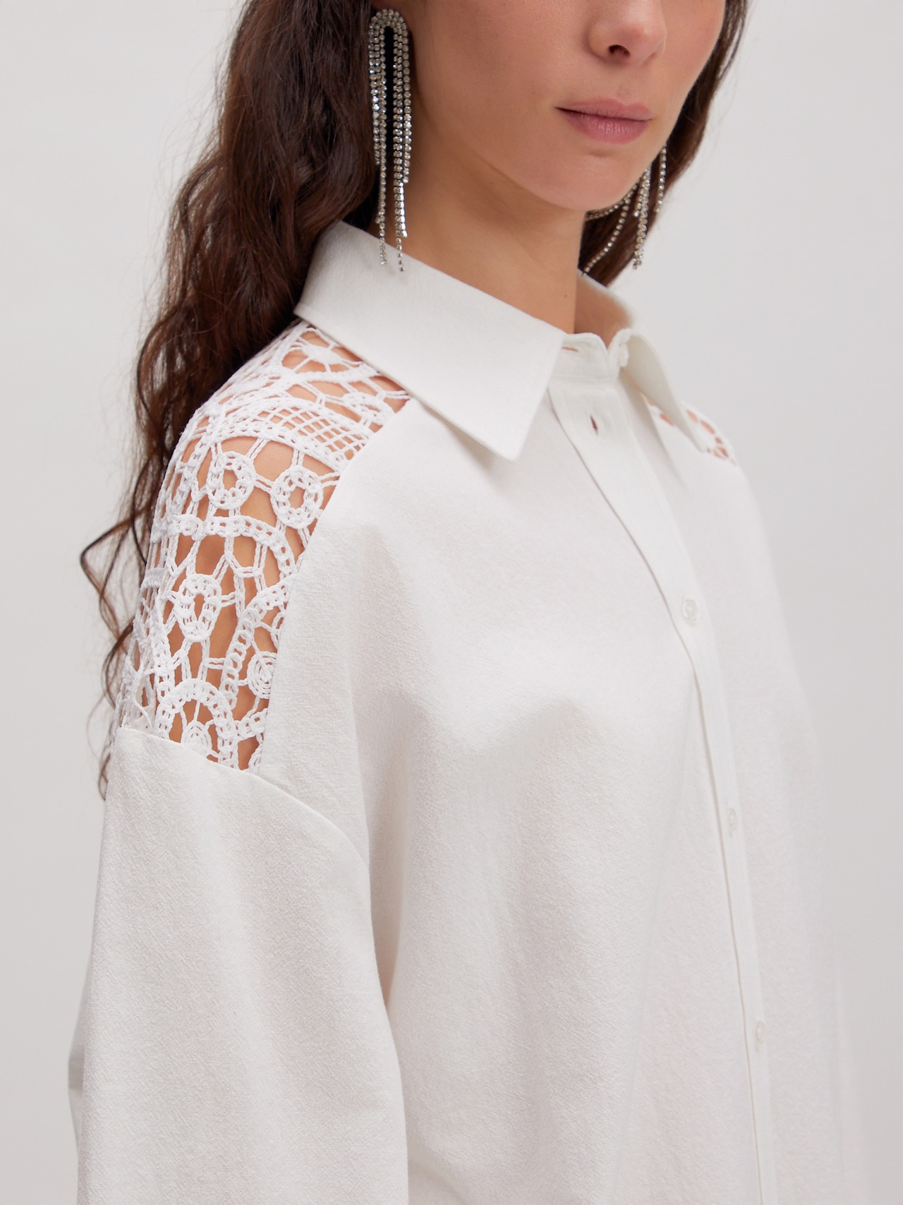 EDITED Nieuwigheden Blouse 'Orania' Wit