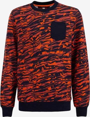 WE Fashion Sweatshirt in Orange: predná strana