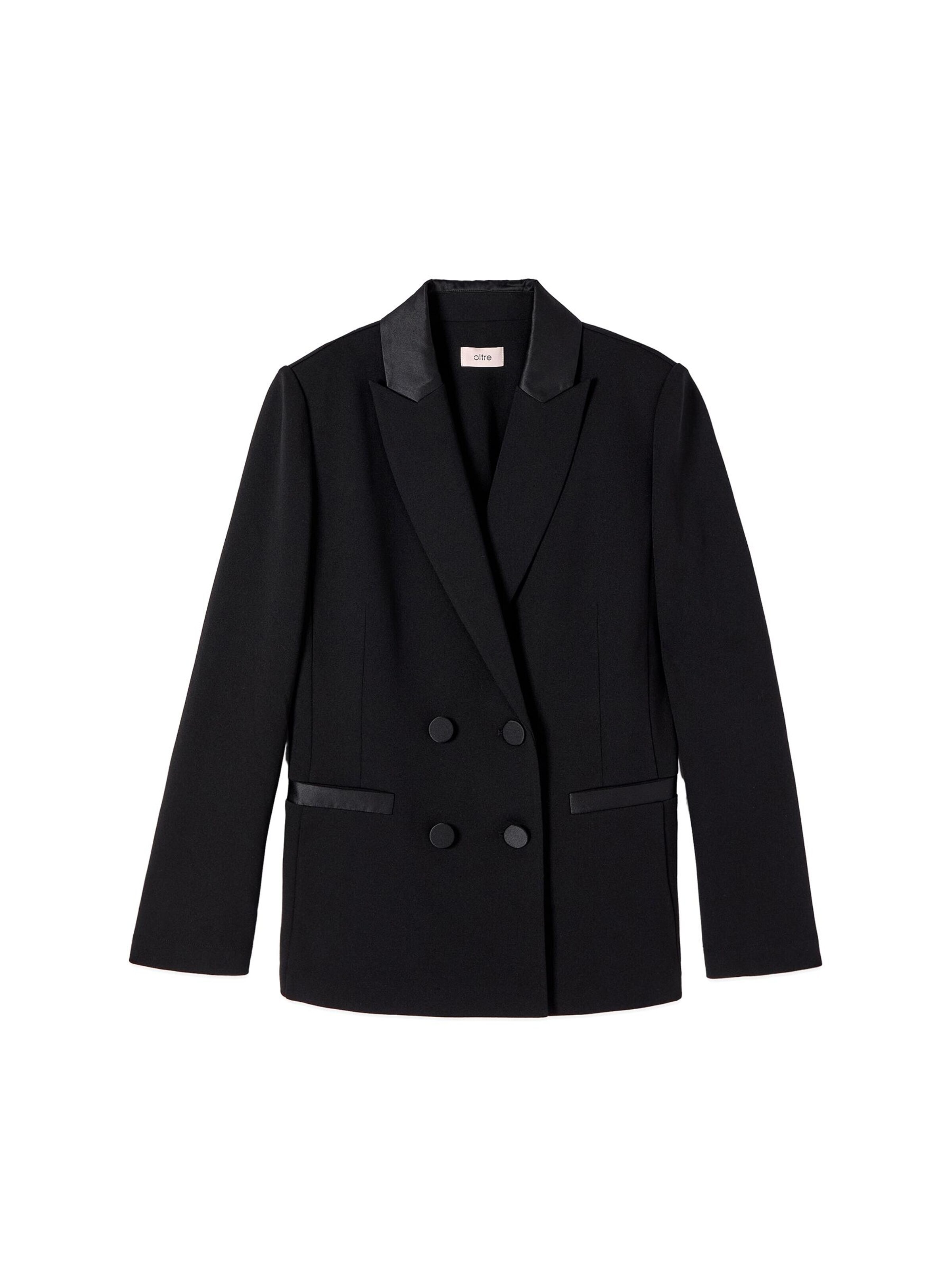 Blazer oltre en noir : devant