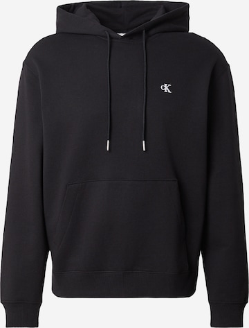 Calvin Klein Jeans - Sweatshirt 'MONOGRAM' em preto: frente
