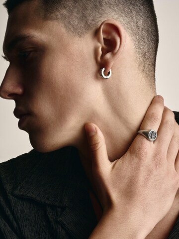 Boucles d'oreilles 'MOER' REYTEL en argent