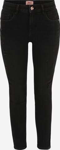 Skinny Jeans 'Daisy' di Only Petite in nero: frontale