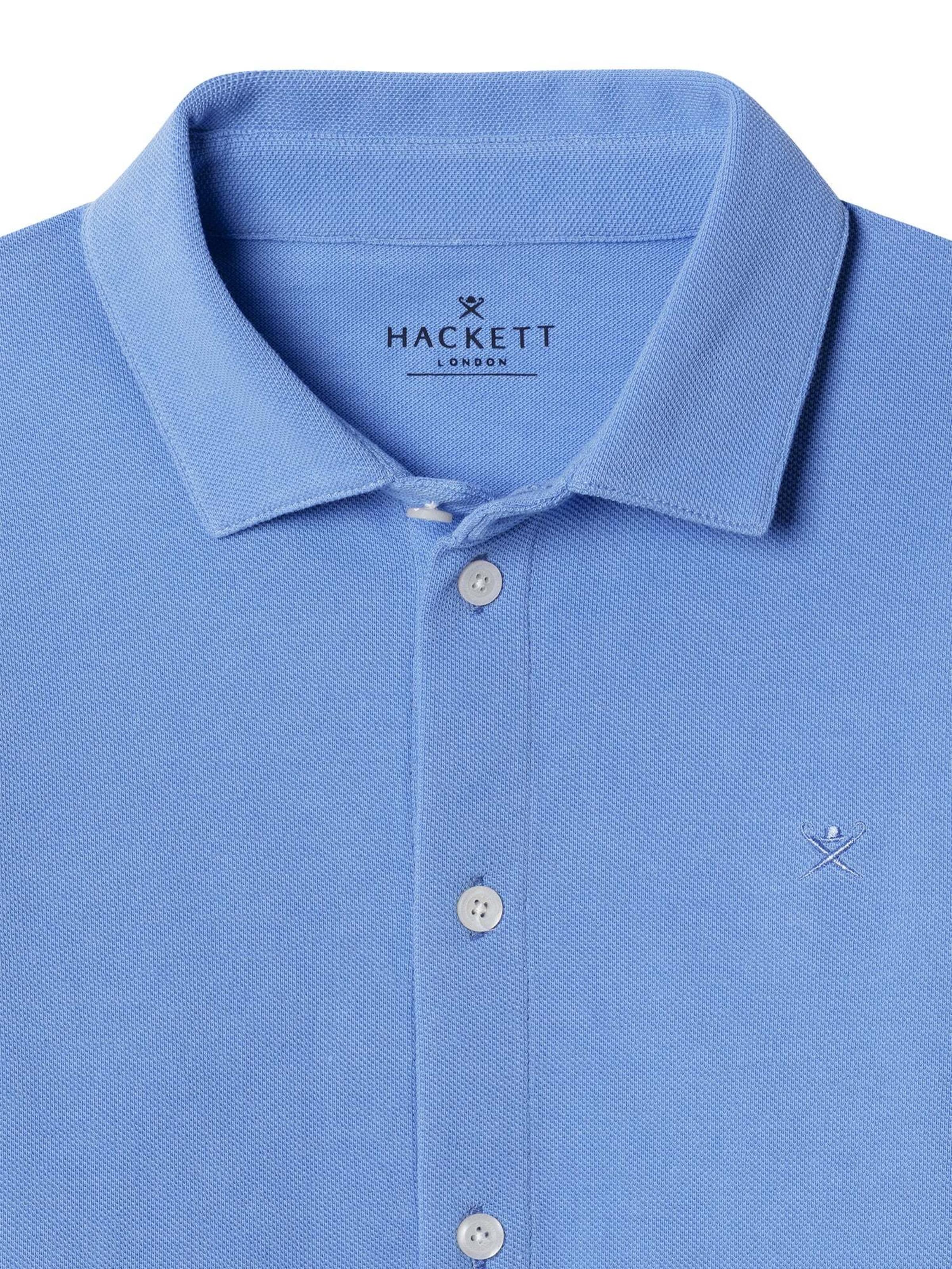 Hackett London Regular fit Overhemd in Blauw