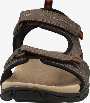 GEOX Hiking Sandals 'Mito' in Brown