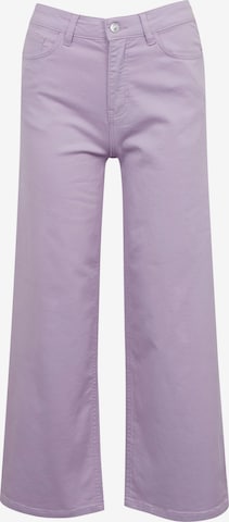 Orsay Wide leg Jeans in Purple: front