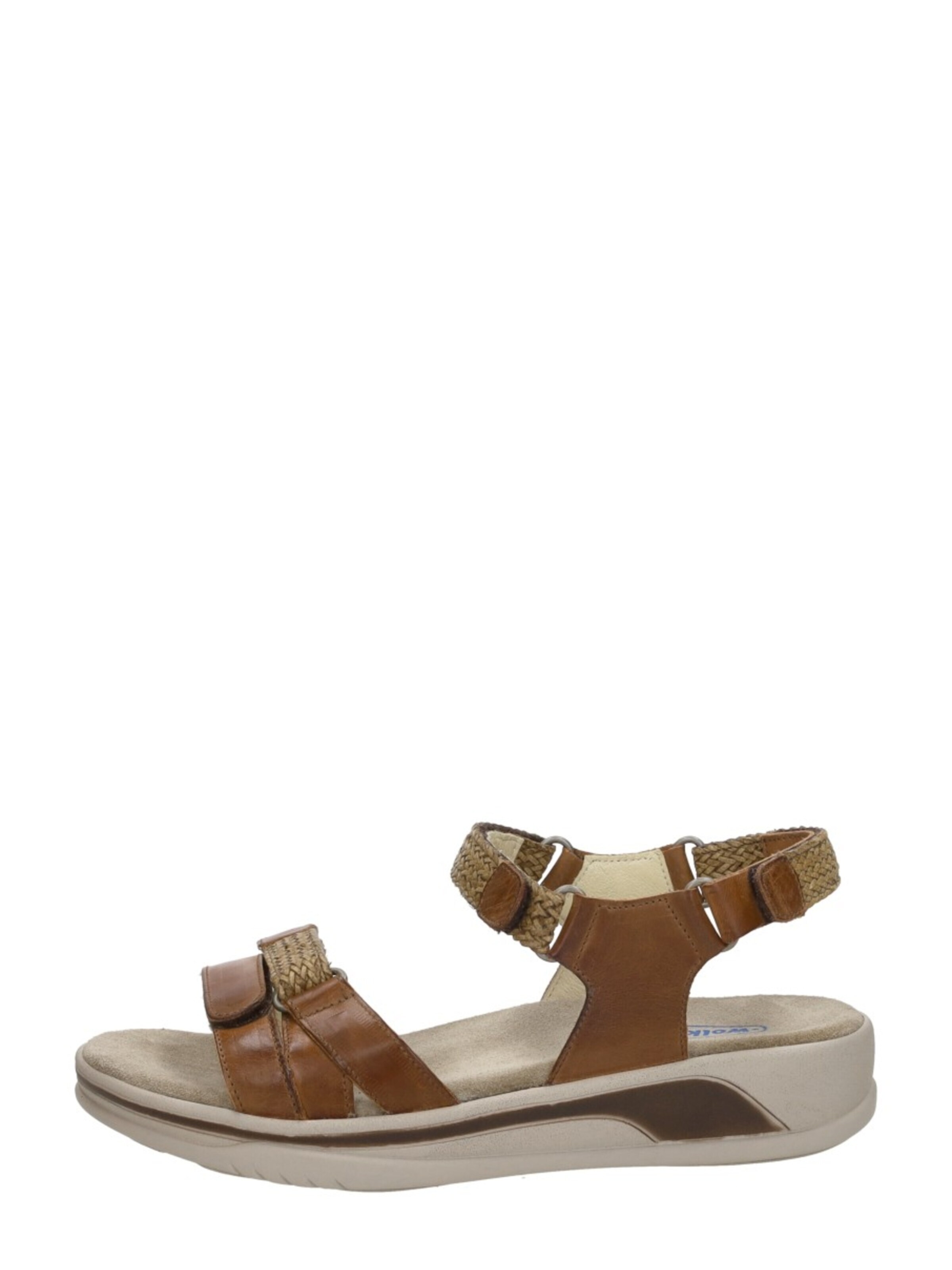 Wolky Sandals 'Acula Softy Wax' in Brown: front