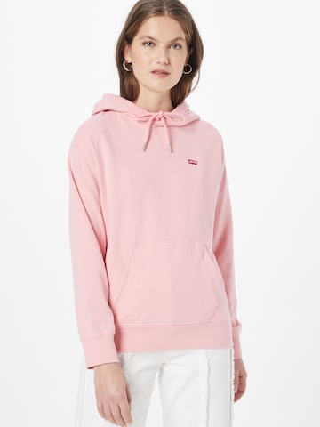 LEVI'S ® Bluzka sportowa 'Levi's® Women's Standard Hoodie' w kolorze różowy: przód