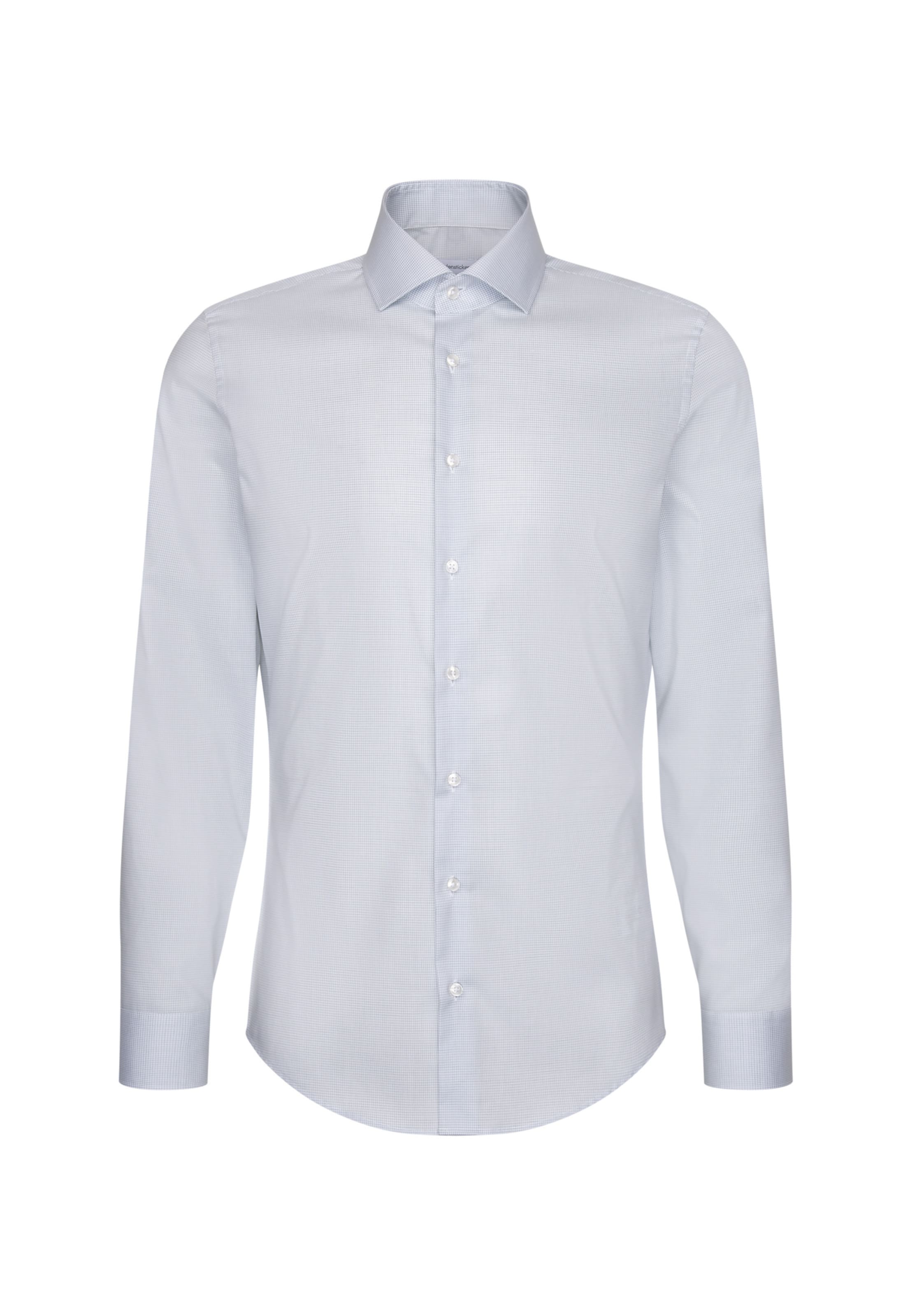 SEIDENSTICKER Slim fit Overhemd in Groen: voorkant