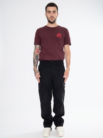 Carhartt WIP Baggy Cargobroek 'Regular Cargo Pant Black /rinsed' in Zwart