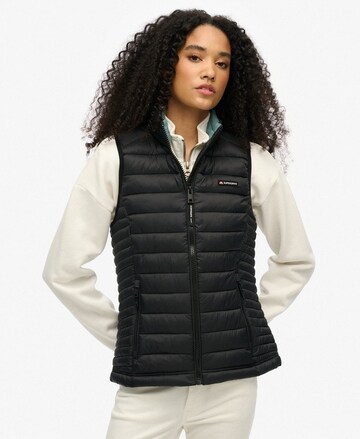 Superdry Weste 'Fuji Lite' in Schwarz: Vorderseite