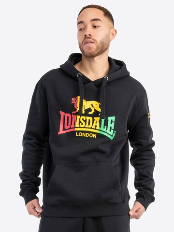 LONSDALE - Sudadera 'Sounds' en negro: frente