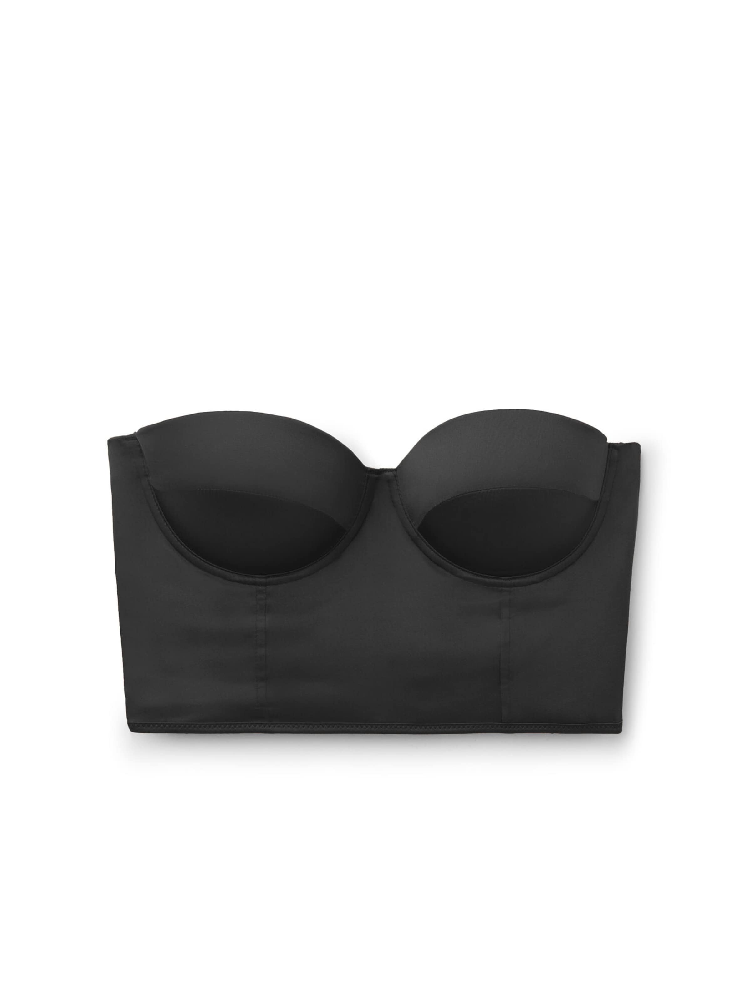 INTIMISSIMI Bandeau Bra 'GIADA' in Black: front