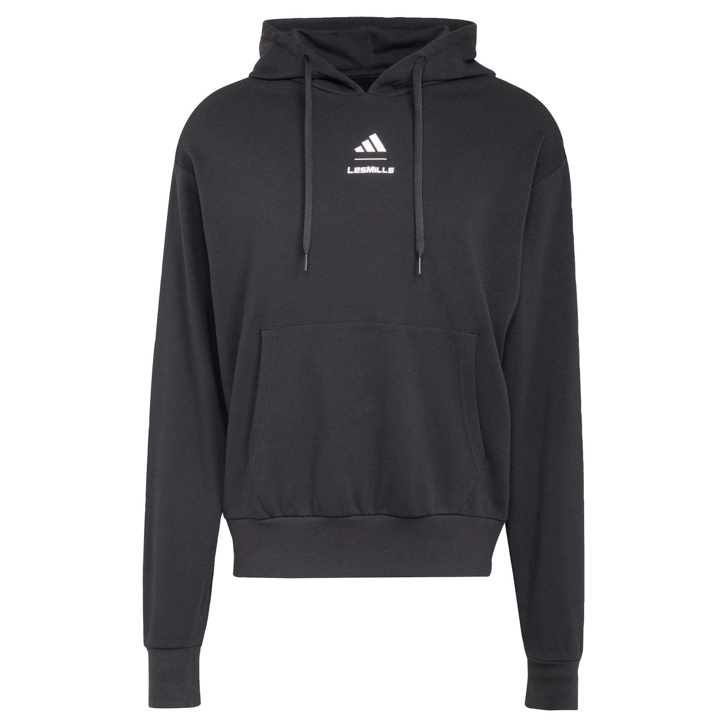 ADIDAS PERFORMANCE Athletic Sweatshirt 'Les Mills' in Black / White, Item view