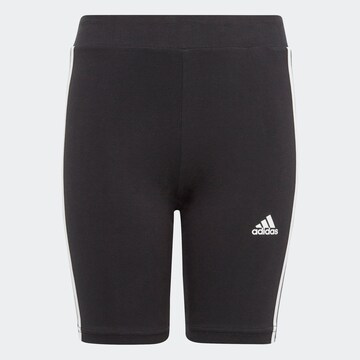 ADIDAS SPORTSWEAR Regular Workout Pants 'Essentials 3-Stripes  Bike' in Black