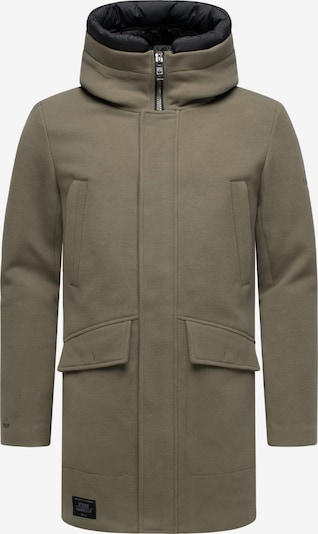 STONE HARBOUR Pitkä talvitakki 'Fenroos' värissä seepia / musta, Tuotenäkymä