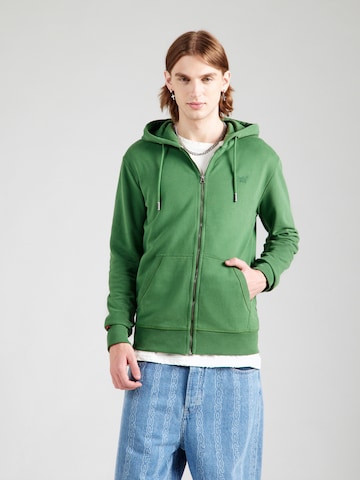 žalia Superdry Džemperis 'ESSENTIAL': priekis