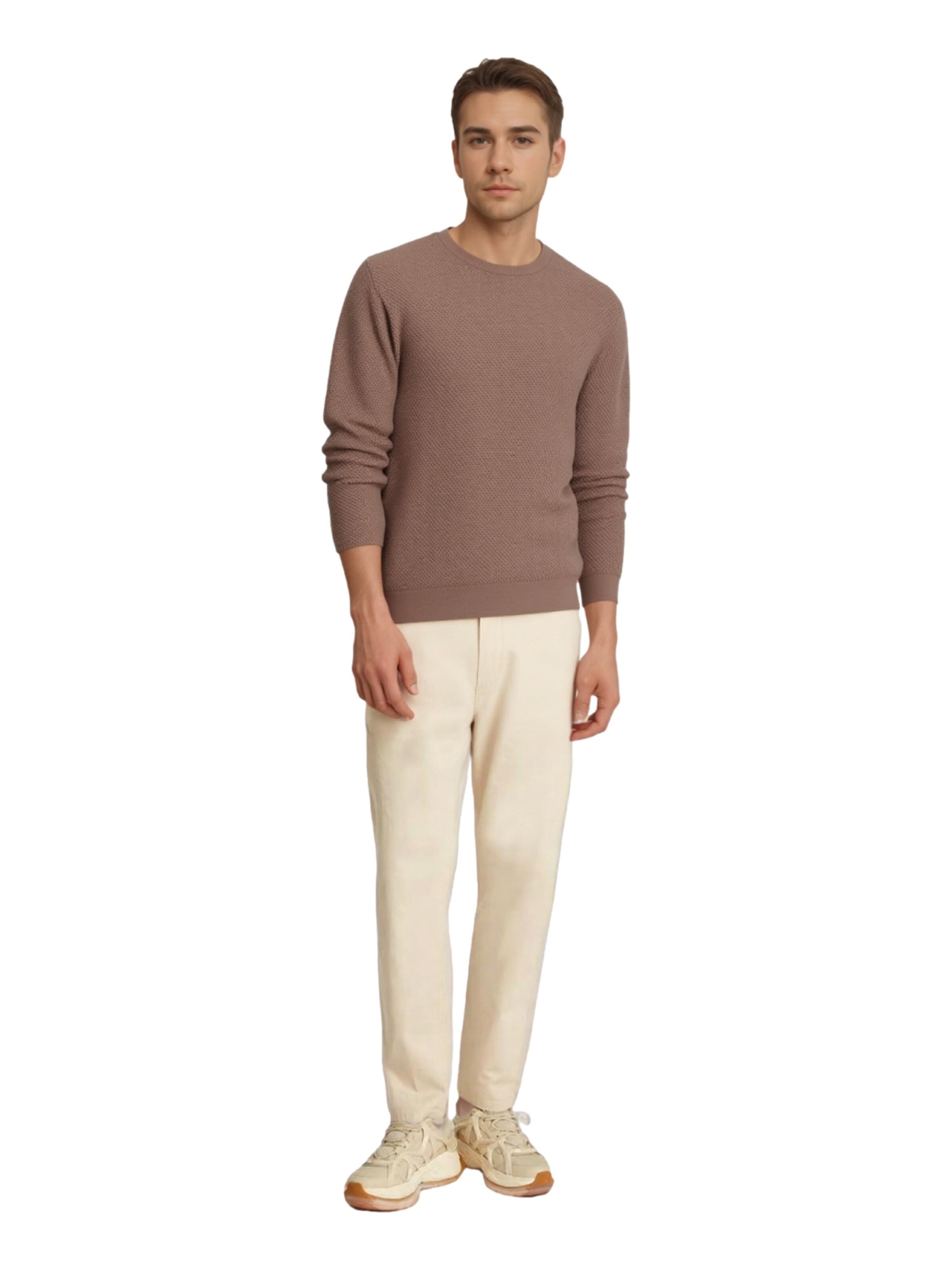 Key Largo Pullover 'Episode' i brun