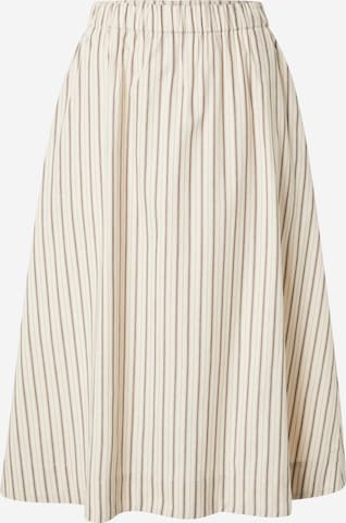 Rotholz Skirt in Beige: front