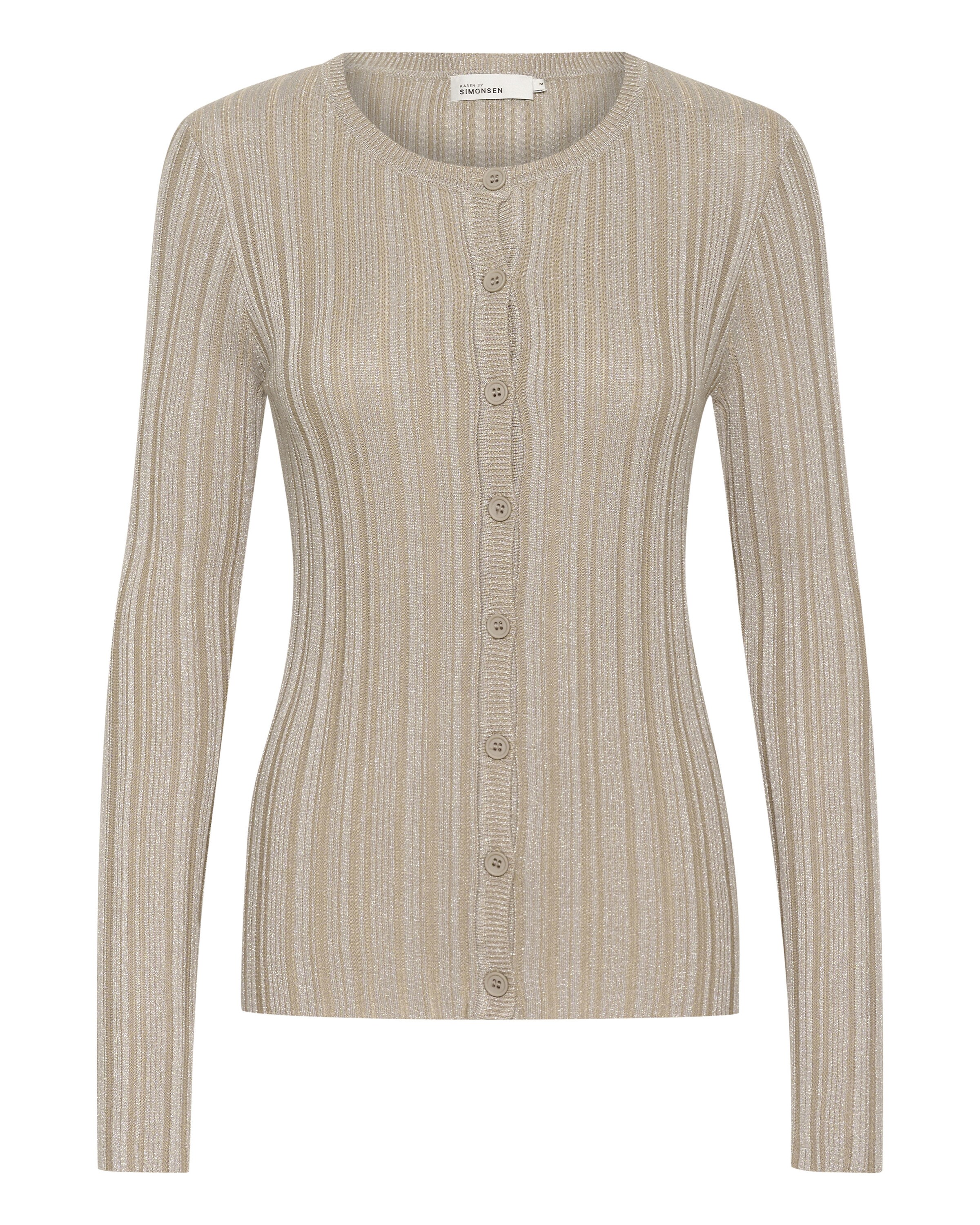 KAREN BY SIMONSEN Cardigan 'Ulima' i beige: forside