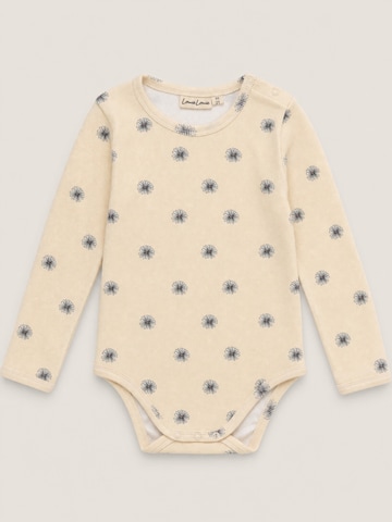 LouieLouie Sparkdräkt/body 'Louie Margueritte' i beige: framsida