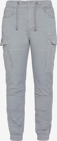 Schott NYC Cargo Pants in Grey: front