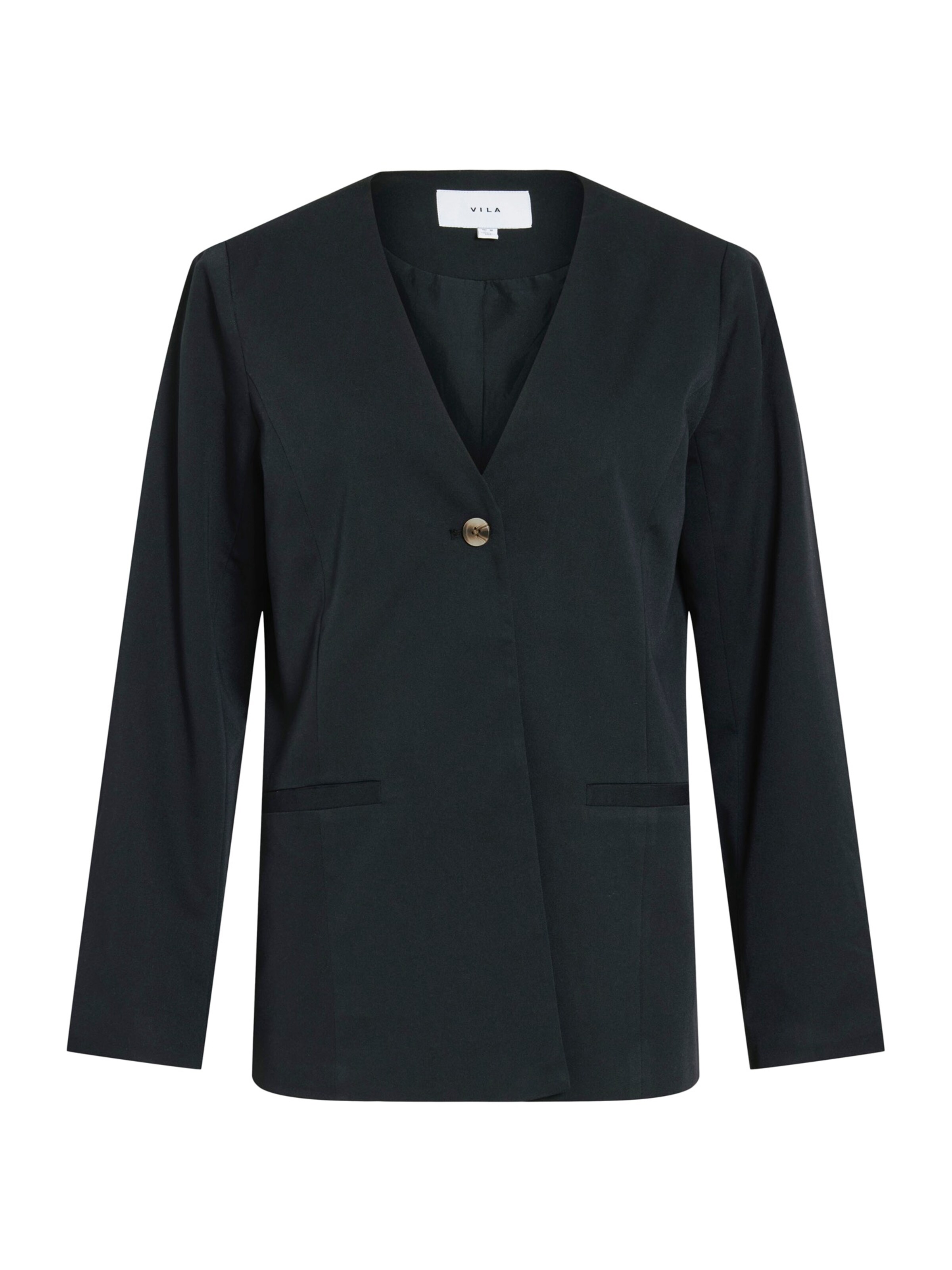 VILA Блейзер 'VIROOSE' в Черный: спереди