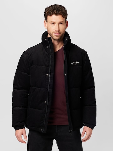 Sean John - Chaqueta de entretiempo en negro: frente